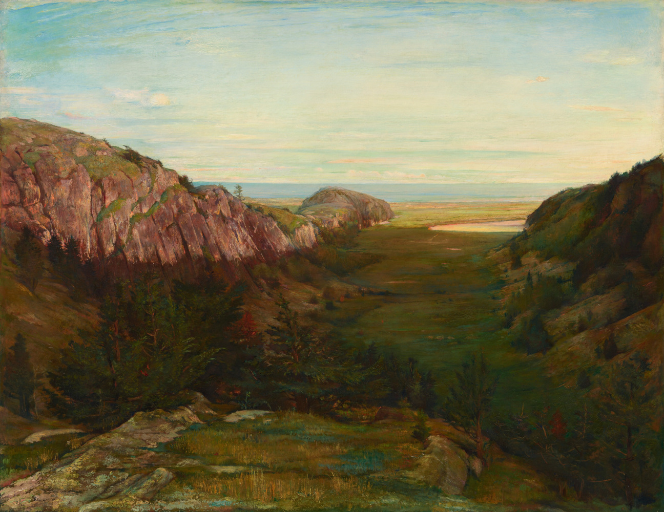 The Last Valley - Paradise Rocks by John La Farge